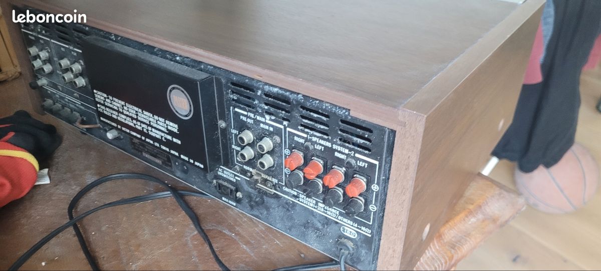 Ampli Vintage JVC VR-5515LX – Bon état, Bonne Sonorité, Entrées RCA Et DIN