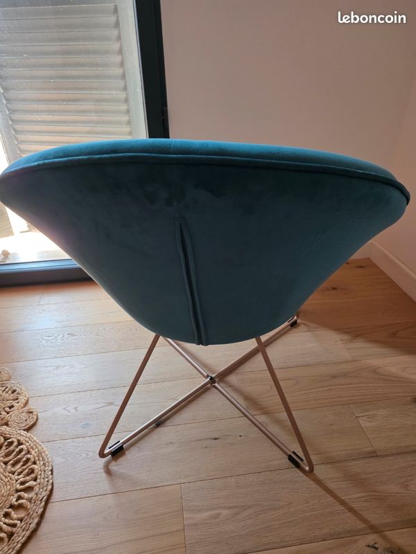 Fauteuil bleu (image 2)