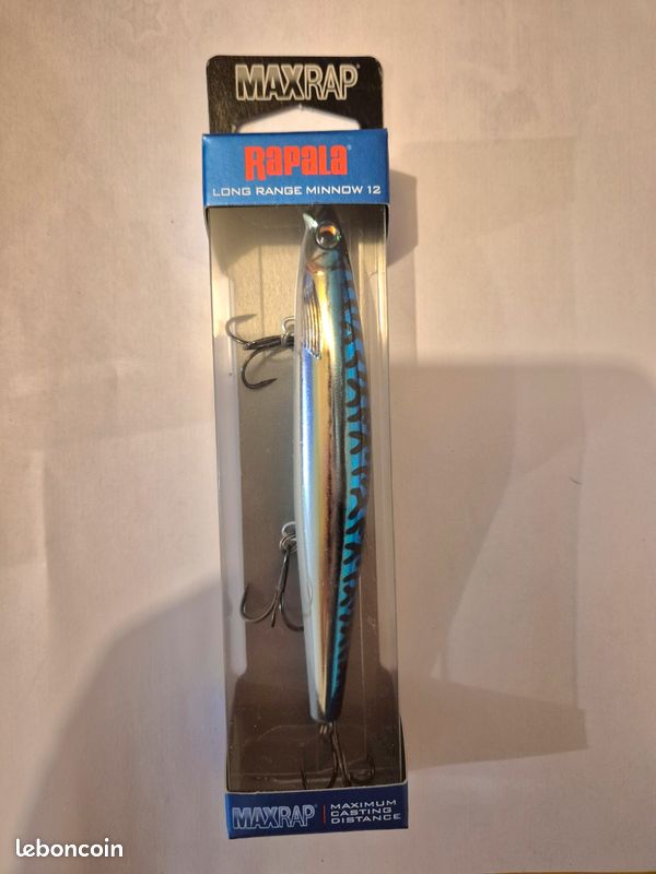 Leurre Rapala Maxrap Long Range Minnow 12cm 20g - Neuf - Pour Carnassiers