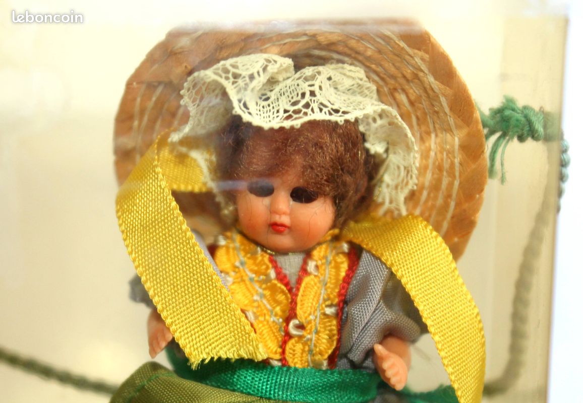 POUPÉE ANCIENNE Niçoise / tête feutrine et corps tissu 1920 ... - eBay