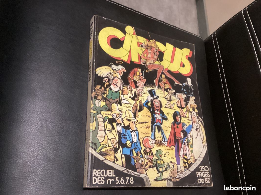 BD CIRCUS recueil des numéros 5 6 7 8 (image 1)