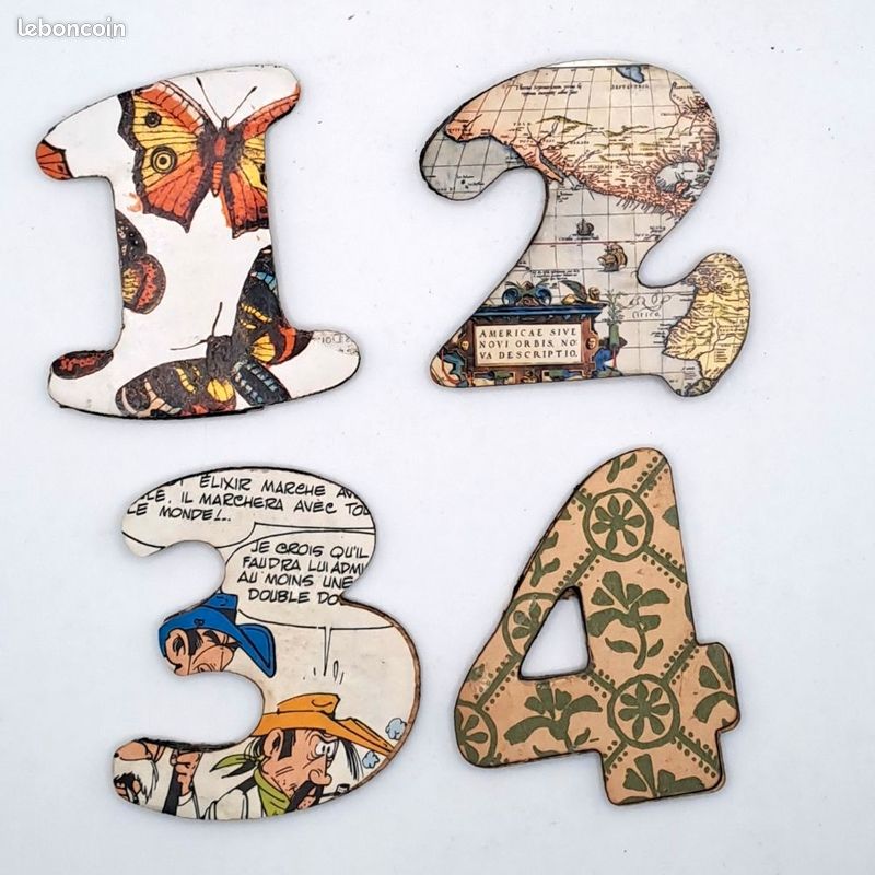 Lot De 200 Chiffres En Bois De 0 à 9 - Pour DIY, Décoration, Apprentissage Enfant, Mariage