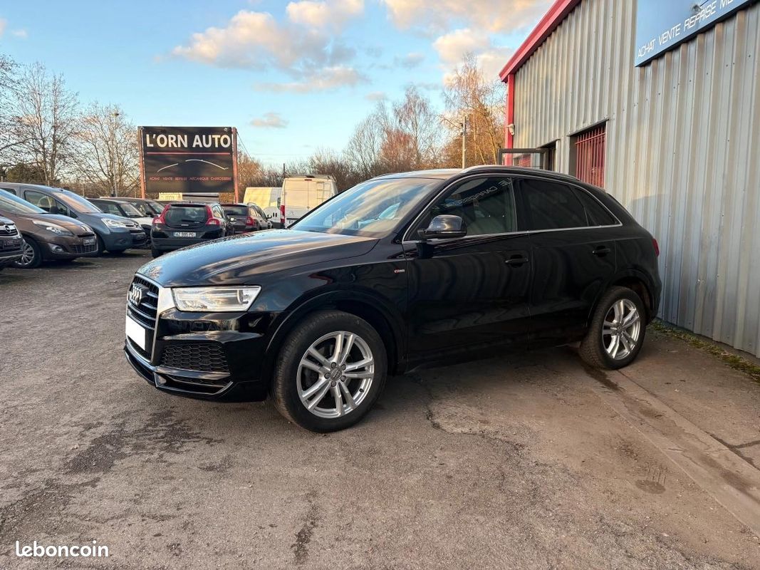 Audi Q3 2.0 TDI 184cv QUATTRO S-TRONIC FACELIFT CUIR GPS LED BVA 2018 (image 4)