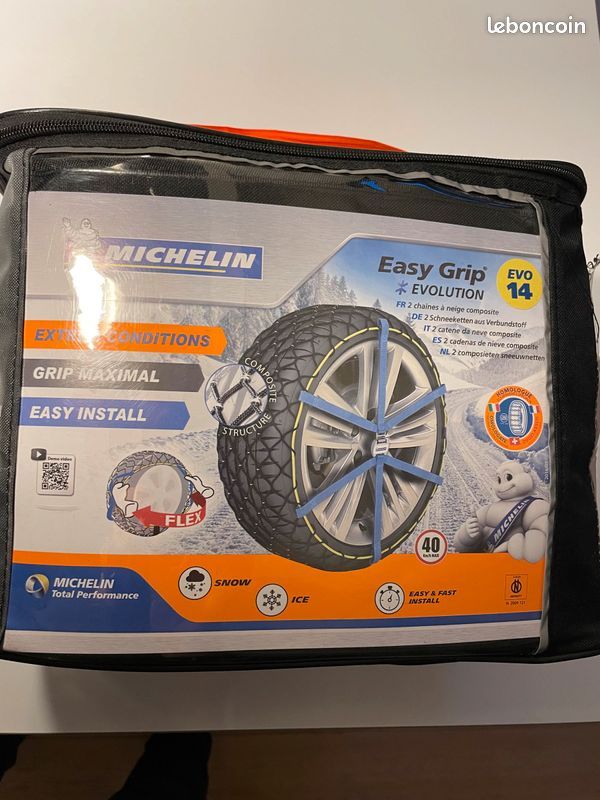 Chaînes à neige Michelin Easy Grip Évo 12 - Équipement auto