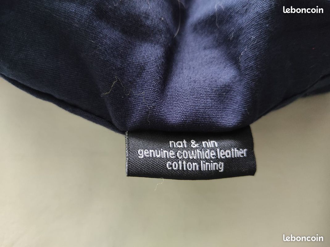 Nat et Nin sac cabas Macy Col. Carmin (image 17)