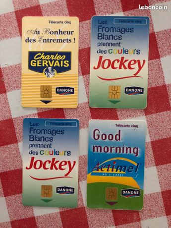 LOT DE 7 CARTES TÉLÉPHONIQUES D'OCCASION SÉRIE PROVINCES