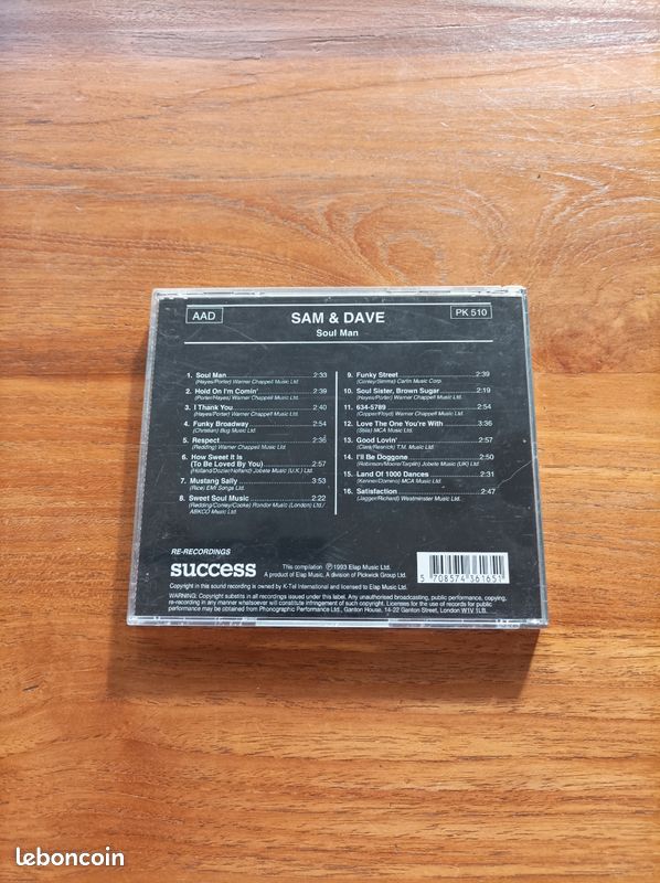Sam and Dave cd soul man (image 2)