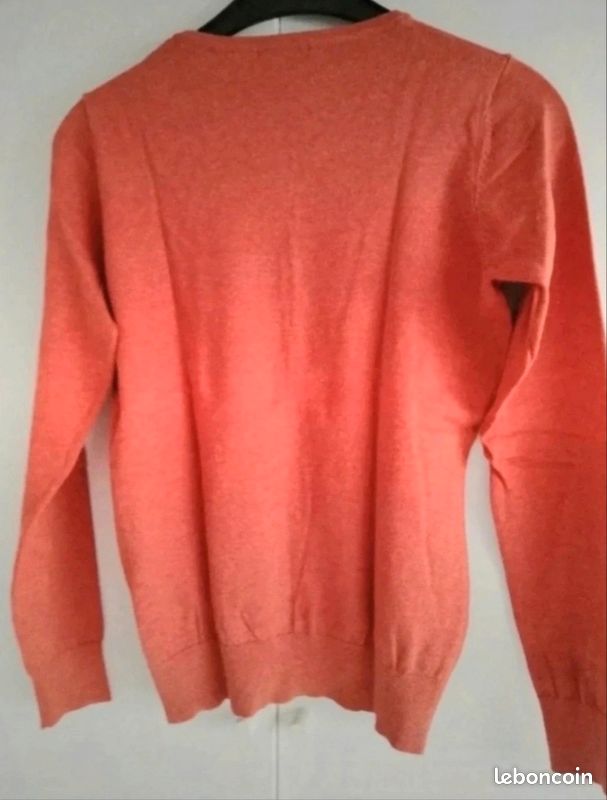 Cardigan gilet orange (image 4)