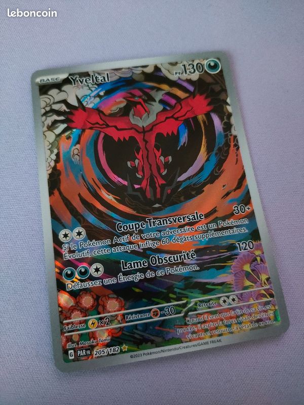 Carte Pokémon Yveltal 205/182 (image 2)