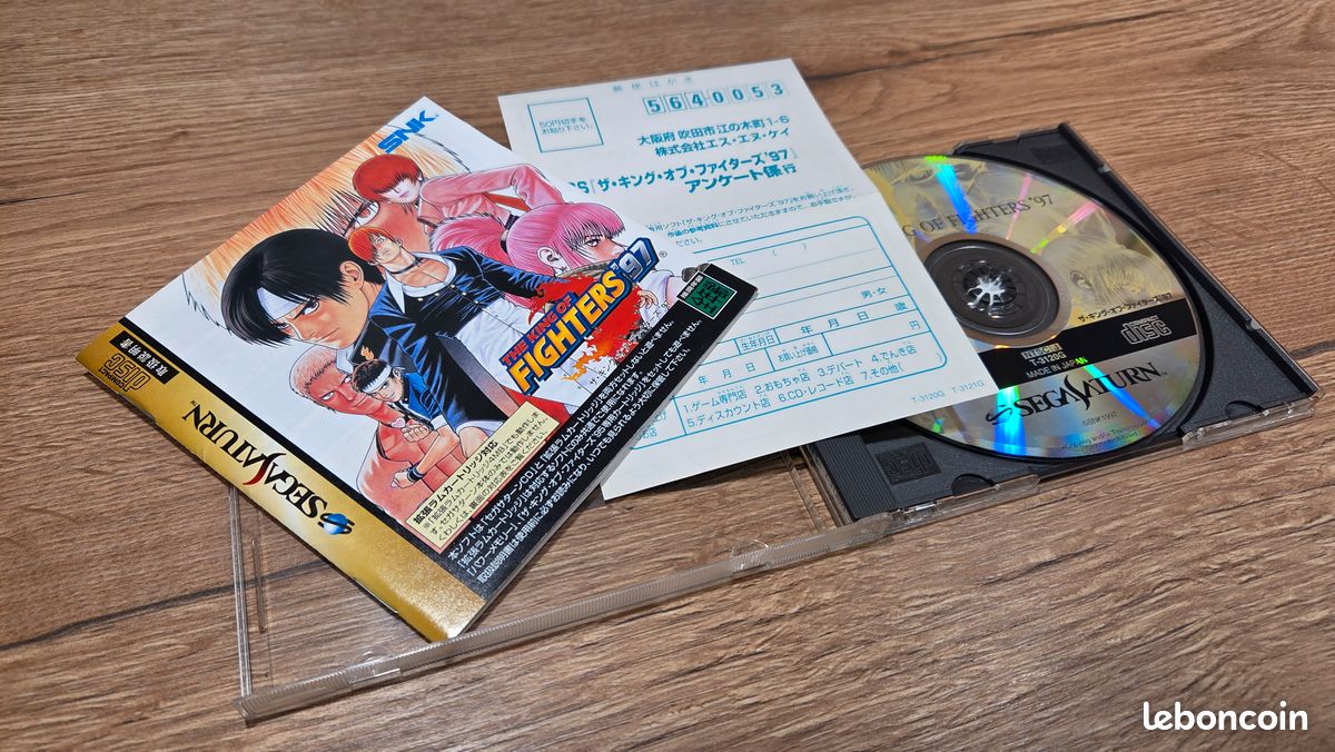 Jeu Sega Saturn The King Of Fighters 97 - Version Japonaise, En Bon état
