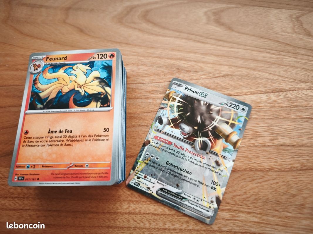Pokémon : lot 100 cartes (lot 7) (image 1)