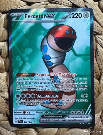 Carte Pokemon FERDETER 110/142 EX EV7 Ecarlate et Violet 7 SCR FR NEUF