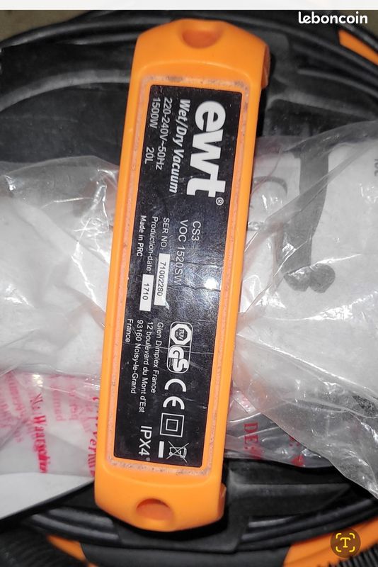 Aspirateur eau & poussière EWT CS3 / 20L (image 4)