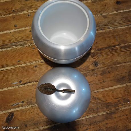 Seau à Glace Guy Degrenne Vintage - Inox 18/10, Années 70, Avec Poignée