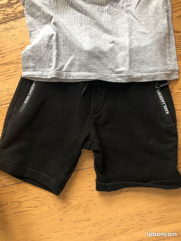 Ensemble short et tee shirt 8 ans karl lagerfield (image 2)