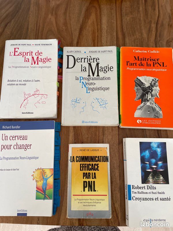 Livres sur la P.N.L. Programmation Neuro Linguistique (image 1)