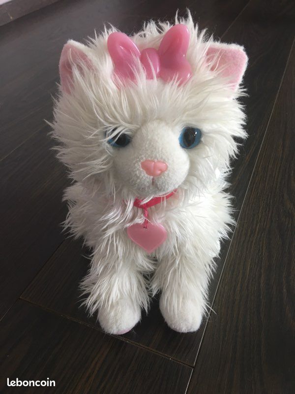 Peluche chat qui ronronne Jeux Jouets