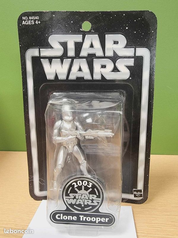 Star Wars Clone Trooper Hasbro 2003 chrome rare promotional use only (image 1)