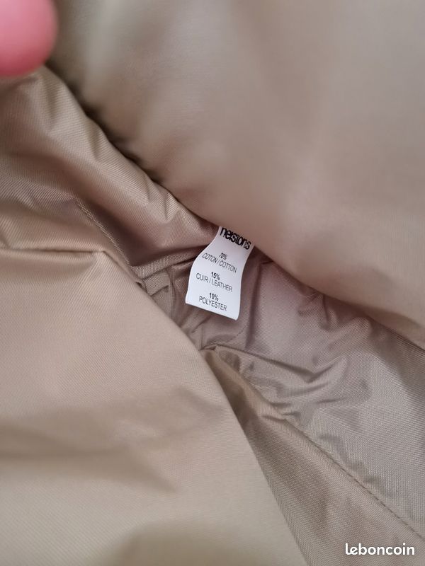 Sac besace HELSTON'S coton + cuir (image 6)