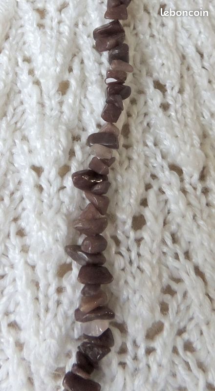 Sautoir 86 cm en chips d'Andradite naturelle (image 2)