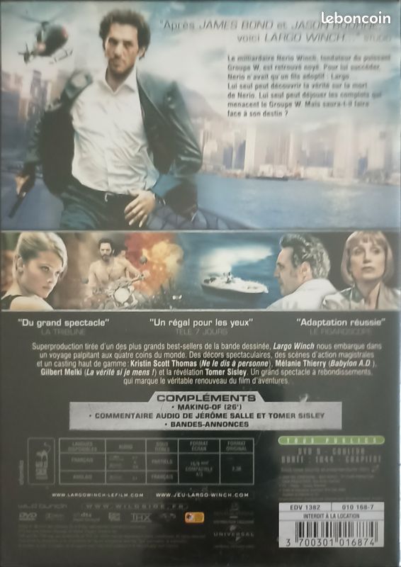 Dvd . Largo winch .vf (image 2)