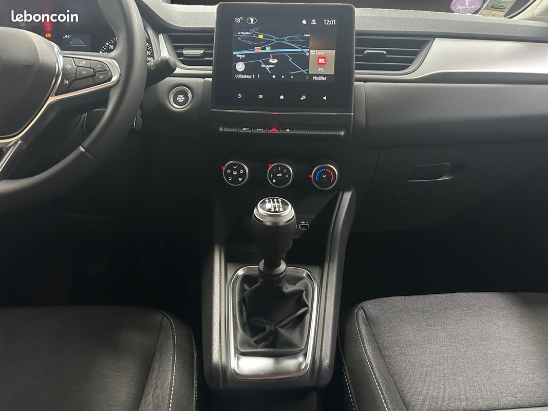 RENAULT CAPTUR 1.0 Eco-G 100ch EVOLUTION Car Play Caméra de Recul Key Less Garantie 12 mois (image 12)