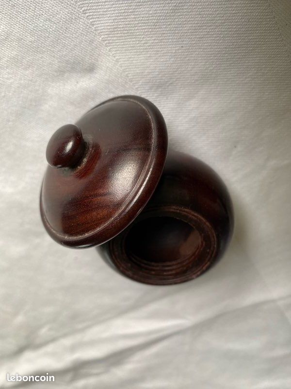 Biblot représentant une Petite Marmite sculpté en bois exotique (image 6)