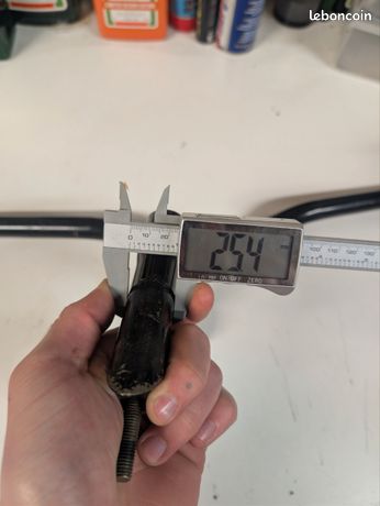 Potence Route-Vtt a plongeur 25.4 L80 mm pour cintre 25,4 mm