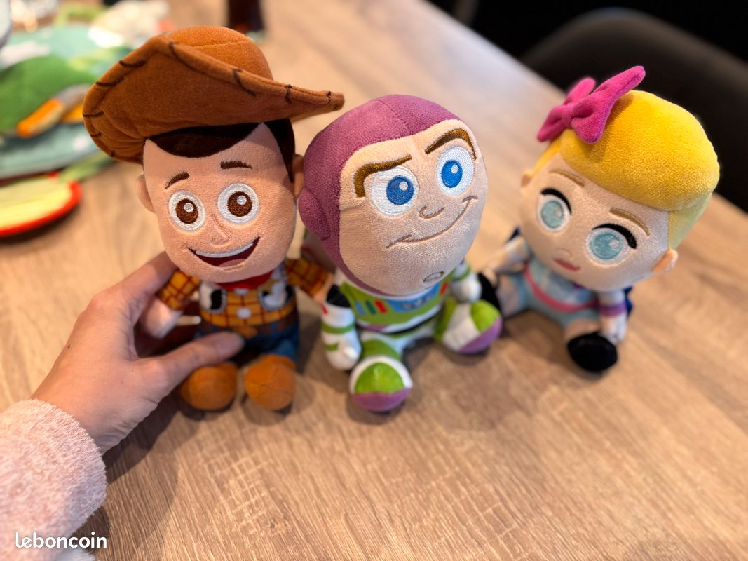 Lot de peluches Disney, Pixar, Astérix et animaux – Bon état (image 9)