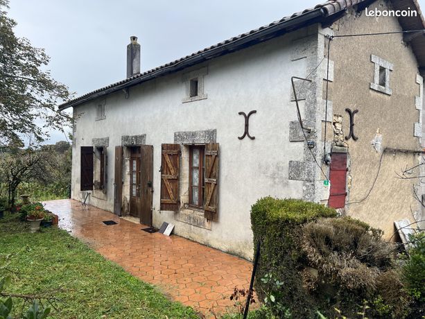 Vente | Maison et grand terrain | 3p | 2ch | 75 m² | Saint-Laurent-de-Céris | Expo Sud-Ouest