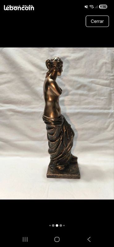 Statue Vénus de Milo 26 cm – Finition bronze – Sculpture décorative classique avec boîte d’origine (image 8)