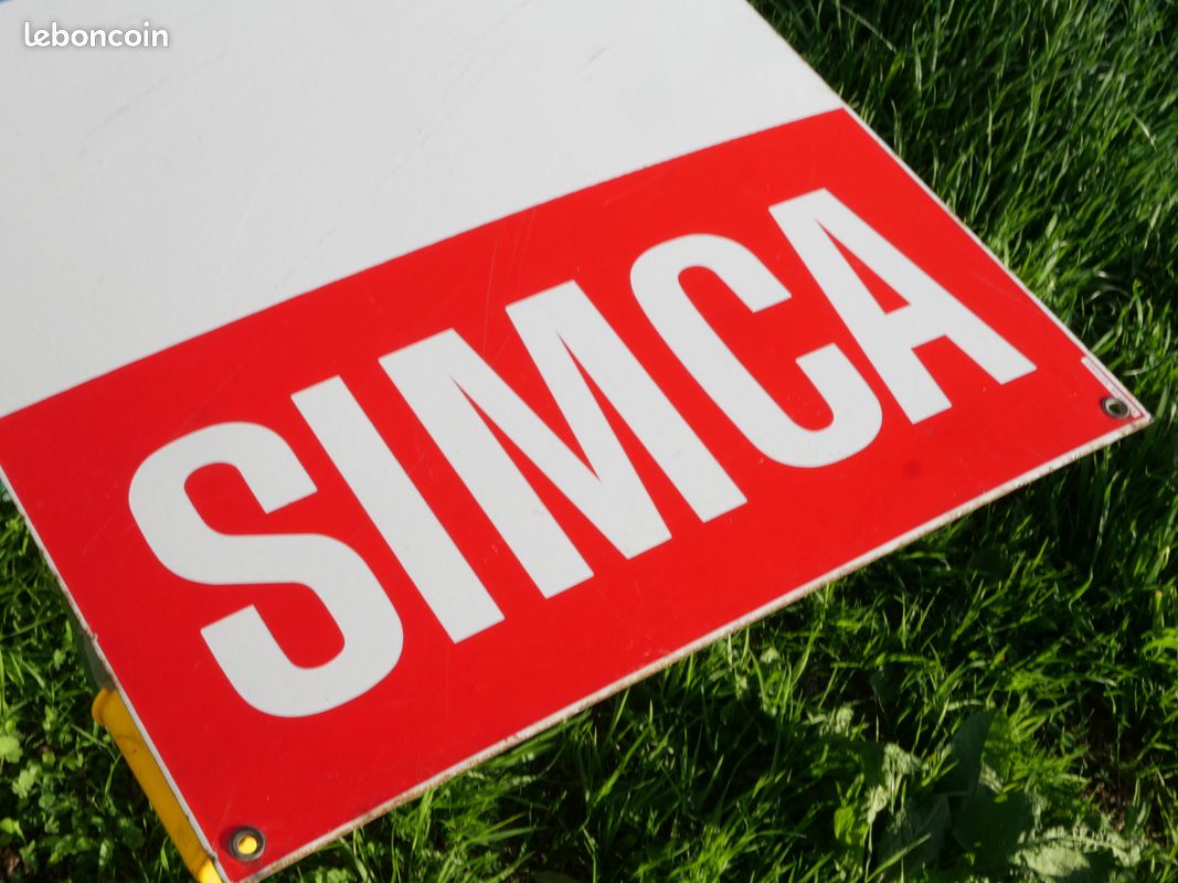 Plaque SIMCA • Plaque Constructeur