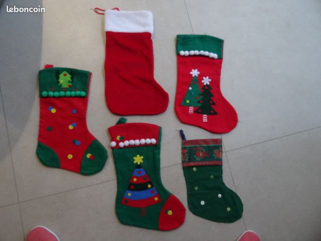 Chaussettes de Noël décoratives - Au choix (image 1)