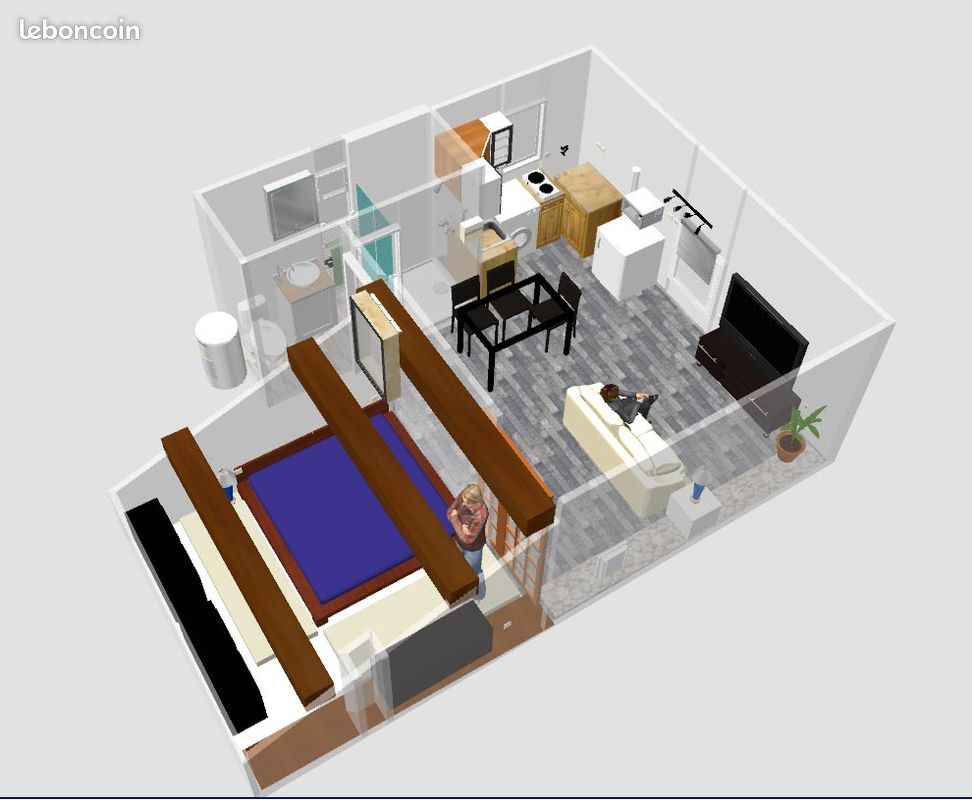 Appartement 2 pièces 32 m² · à Agen · 32 m² · 420 €/mois