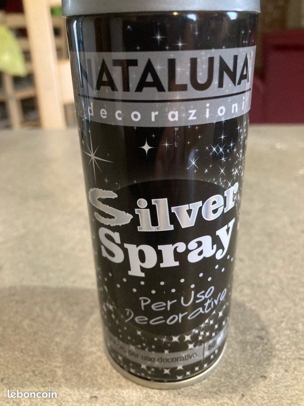 24 bouteilles Peinture décorative argentée en spray (image 3)