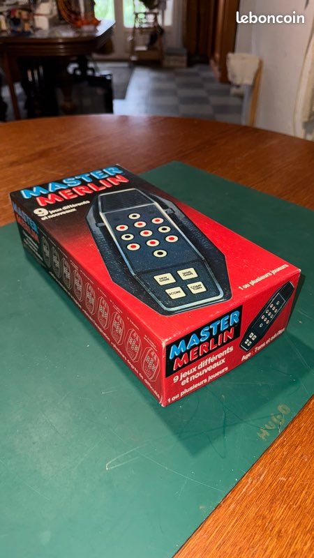 Jeu électronique Vintage MB Merlin, Complet, Bon état, Jeu Des Années 80