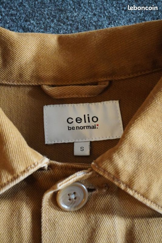 Veste de Travail Celio Marron / Camel - Surchemise Loose (Taille S / convient M) - Workwear (image 3)