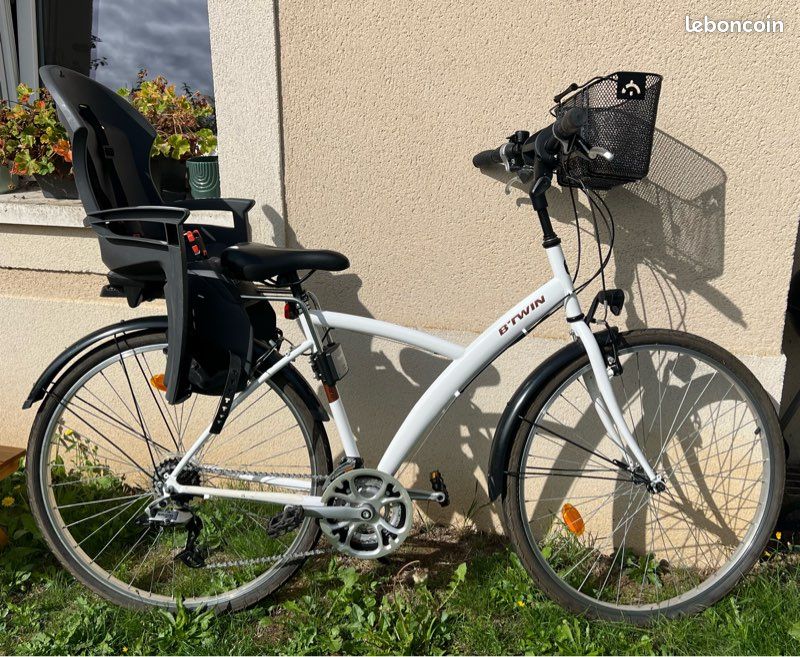 Vélo adulte + siège enfant + panier + béquille (image 8)