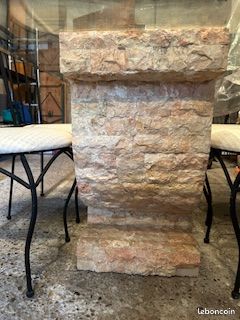 Belle Table à manger pour veranda ou jardin avec 8 chaises trés solides (image 3)