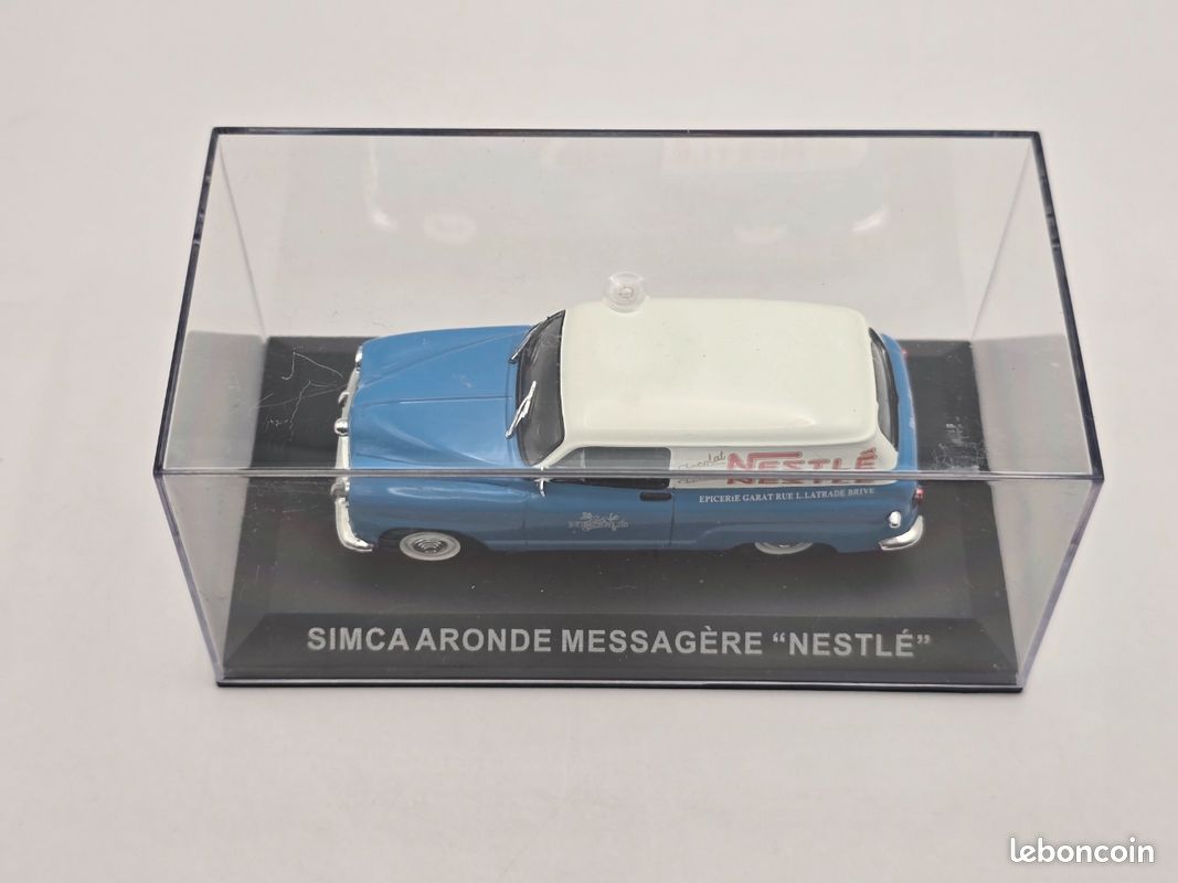 Miniature IXO/Altaya Simca Aronde Messagère 1954 Gris 1:43 – Modèle Rare Pour Abonnés (Occasion)