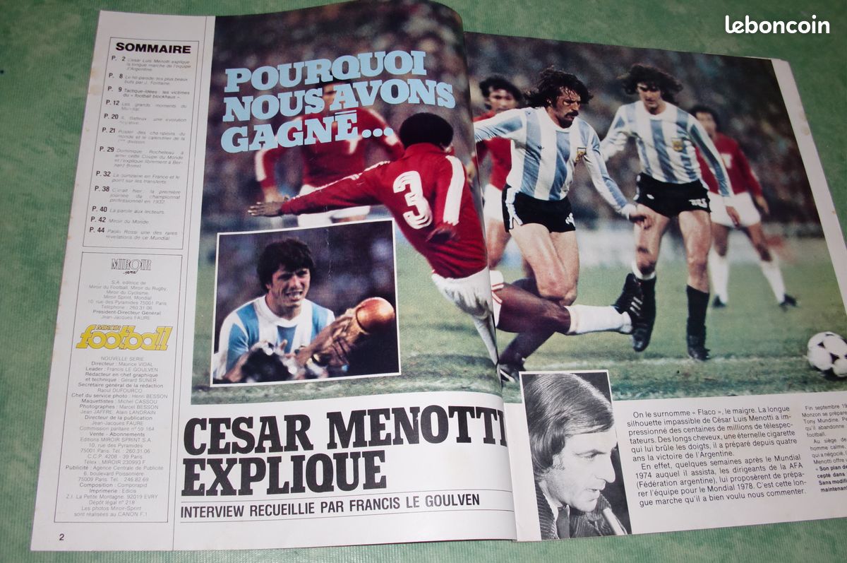 MAGAZINE ONZE SPECIAL COUPE DU MONDE (1978, FRANCE ITALIE