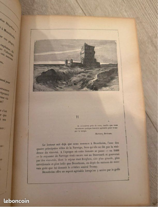 Victor Hugo – Han d’Islande – ill. Par G. Rochegrosse – Œuvres Complètes Tome VI – Reliure ancienne (image 8)