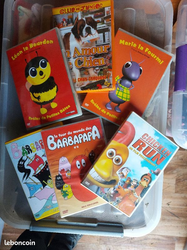 Lot de 5 DVD enfant (image 1)