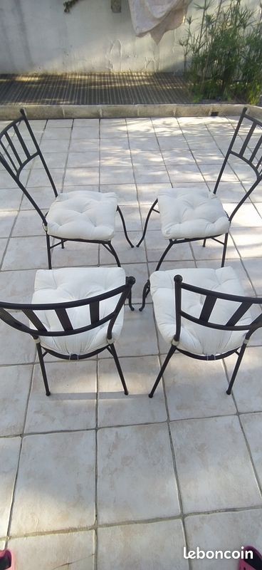 Chaises en fer forgé (image 2)