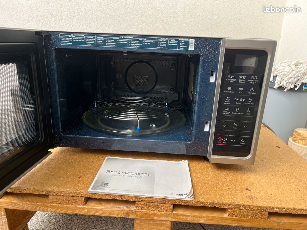 Four micro-ondes combiné Samsung Smart Oven MC28H5015CS — 28L — Inox (image 5)