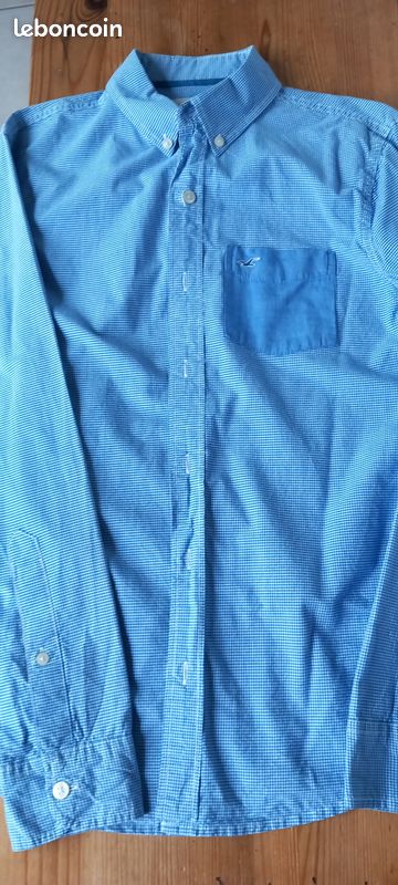 Chemise vichy garçon Hollister S (image 1)