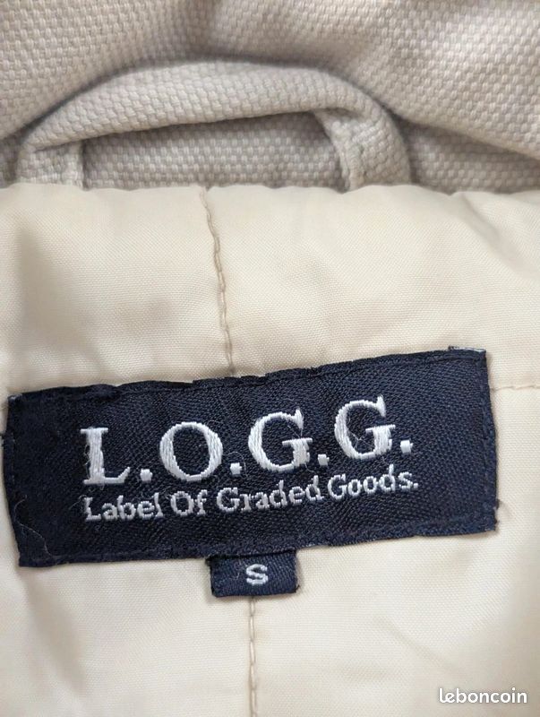Veste L.O.G.G. H&M workwear vintage beige S – Field Jacket matelassée utility (image 12)