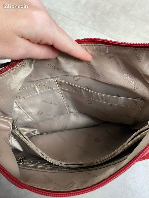 Sac à main Hexagona cuir (image 8)