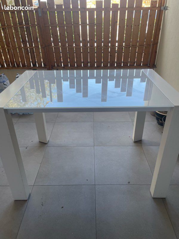 Table haute blanche Xoon (image 5)