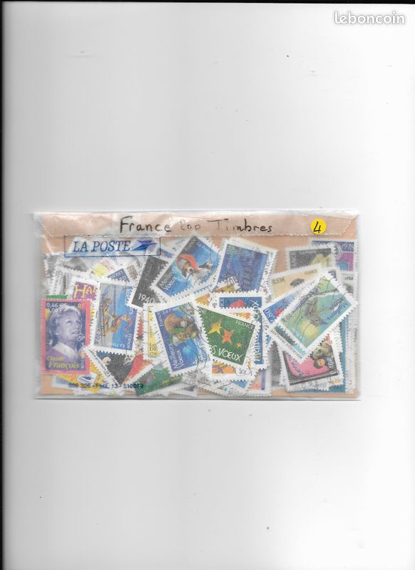 Lot De 200 Timbres France Divers – Collection Prophila Pour Philatélistes Et Amateurs
